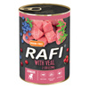 RAFI JUNIOR Mix smaków - Zestaw mokra karma dla psa 40x400g