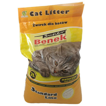 Super Benek 25l żwirek Naturalny