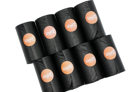 UNIQ PETS WORECZKI NA PSIE ODCHODY  Czarne 8x20 sztuk