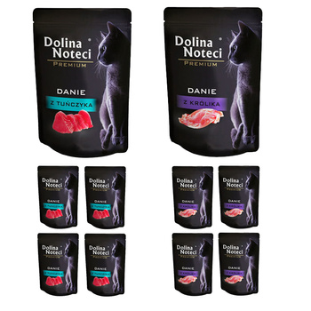 Dolina Noteci DANIE  Mix smaków  mokra karma dla kota 10x85g