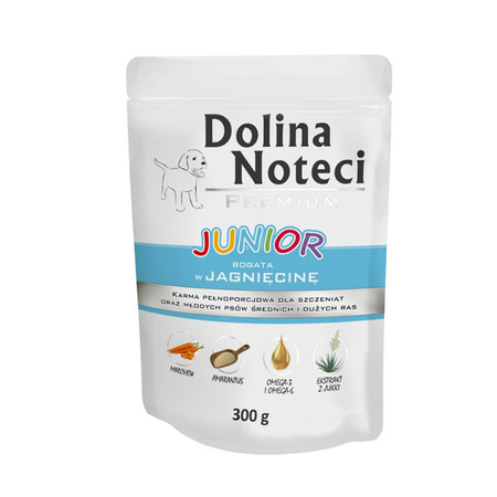 Dolina Noteci Junior Mix smaków mokra karma dla psa 30x300g