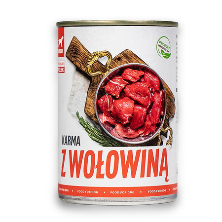 TUF TUF Mokra karma dla psa MIX SMAKÓW 12x400g