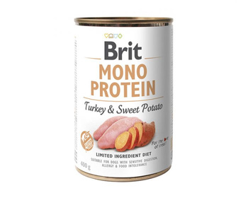 Brit Puszka 400 g Mono Protein Turkey & Sweet Pota