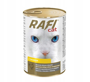 Rafi cat 415g mokra karma dla kota drób w sosie