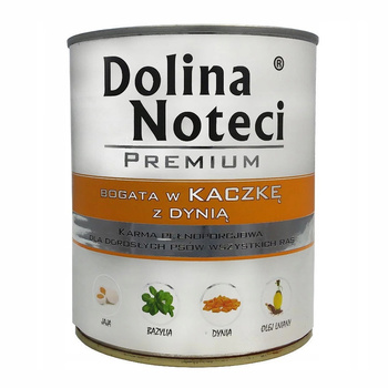 Dolina Noteci Premium Bogata w Kaczkę mokra karma dla psa 800g