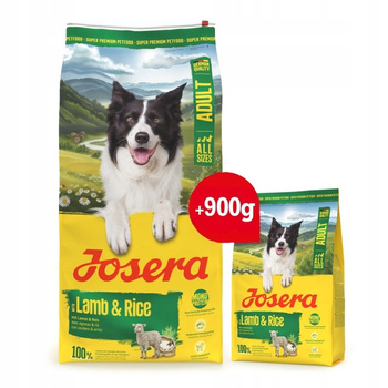 Josera Lamb Rice 12,5kg + 900g sucha karma dla psa