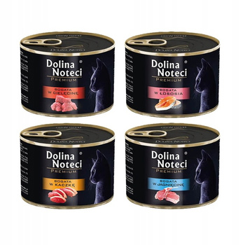 Dolina Noteci Premium mokra karma dla kota Mix Smaków 12x185g