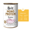 Brit MONO PROTEIN mokra karma dla psa Rabbit 12x400g