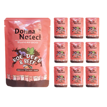 Dolina Noteci Superfood SARNINA WOŁOWINA mokra karma dla kota  10x85g