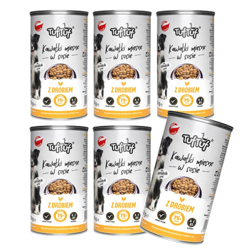 TUF TUF mokra karma dla psa z Drobiem 6x1250g