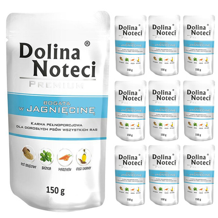 Dolina Noteci Premium JAGNIĘCINA mokra karma dla psa 10x150g
