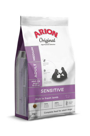 Arion Adult Medium Sensitive Lamb 2 kg sucha karma dla psa 