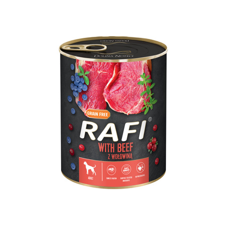 RAFI PREMIUM Mix smaków  mokra karma dla psa 24x800g