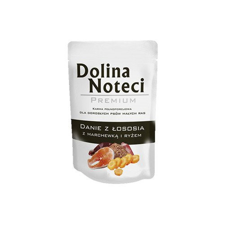 Dolina Noteci Małe Rasy 100g  Danie z Łososia