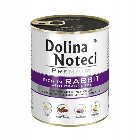 Dolina Noteci Premium MIX SMAKÓW  mokra karma dla psabez ryb 30x800g