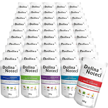 Dolina Noteci Premium Mix smaków BEZ DROBIU  mokra karma dla psa 50x150g