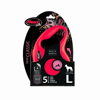 FLEXI New Classic Taśma 5m L Czerwona 50kg