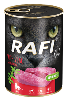 RAFI KOT 400 g PASZTET z Cielęciną mokra karma dla kota