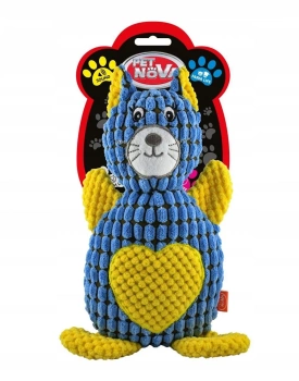 PetNova Zabawka Kot niebieski pluszowy