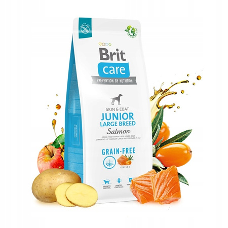 Brit Care Grain-Free Junior Large Breed Salm 12 kg sucha karma dla psa