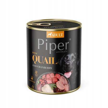 Piper mokra karma dla psa 800 g z Przepiórką