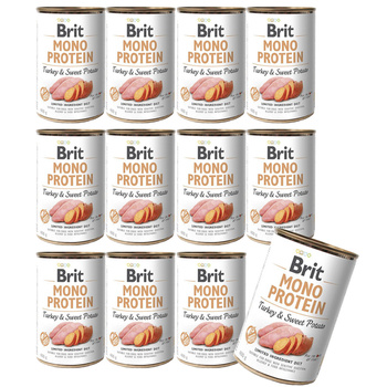 Brit MONO PROTEIN Turkey Sweet Potato 12x400g