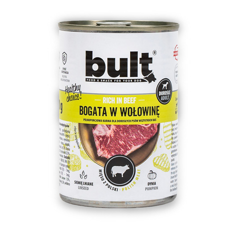 BULT Mokra karma dla psa Mix smaków 12x800g