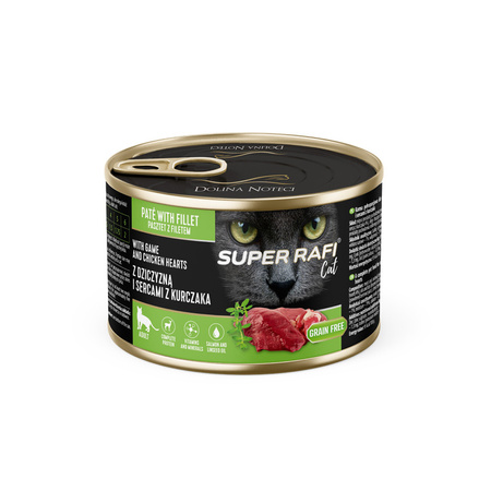 Super Rafi Cat PATE FILET Mix mokra karma dla kota 12x185g