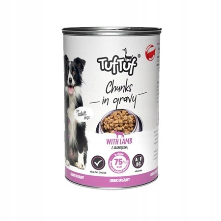 TUF-TUF PIES 415 g mokra karma dla psa z Jagnięciną