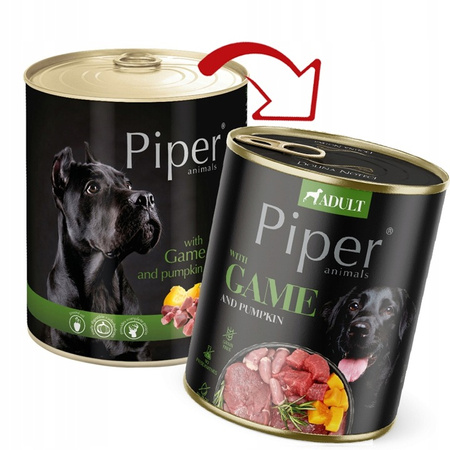 Piper Animals MIX mokra karma dla psa 24x800g
