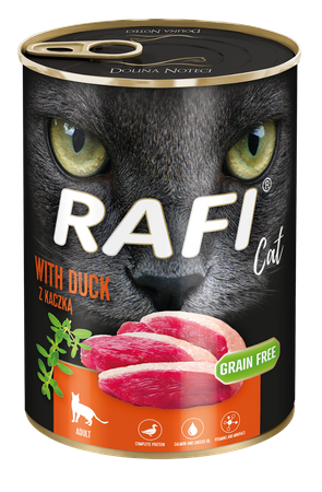 RAFI KOT 400 g PASZTET z Kaczką mokra karma dla kota 