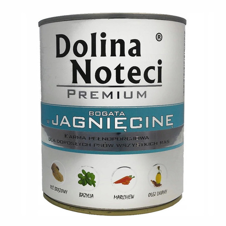 Dolina Noteci Prem.Bogata w Jagnięcin 800g