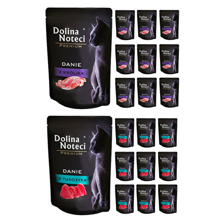 Dolina Noteci DANIE  Mix smaków mokra karma dla kota  20x85g