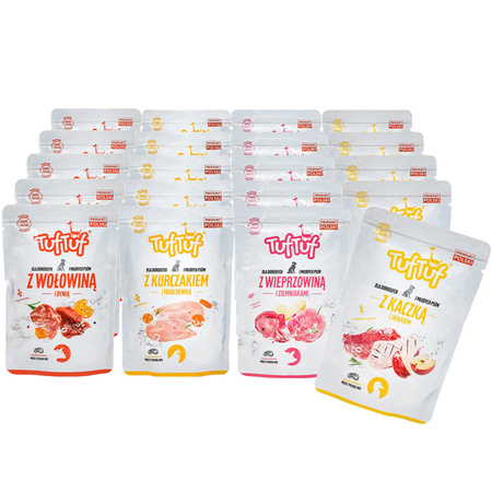 TUF TUF  mokra karma dla psa Mix smaków 20x300g