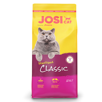 JosiCat Classic Sterilised sucha karma dla kota 18kg
