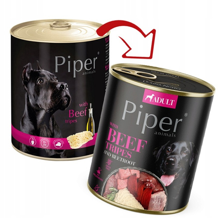 Piper Animals MIX mokra karma dla psa 24x800g
