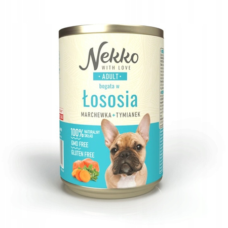 NEKKO Adult Mokra karma dla psa MIX SMAKÓW 12x400g