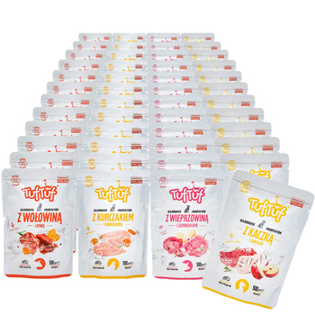 TUF TUF mokra karma dla psa Mix smaków 50x500g