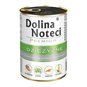 Dolina Noteci Premium Bogata w Dziczyznę mokra karma dla psa  400g